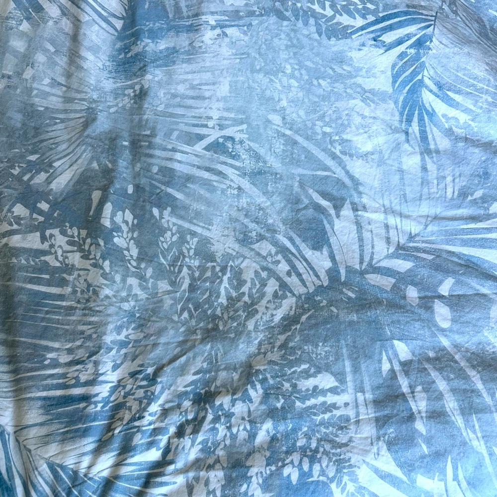 Pottery Barn king duvet cover and shams